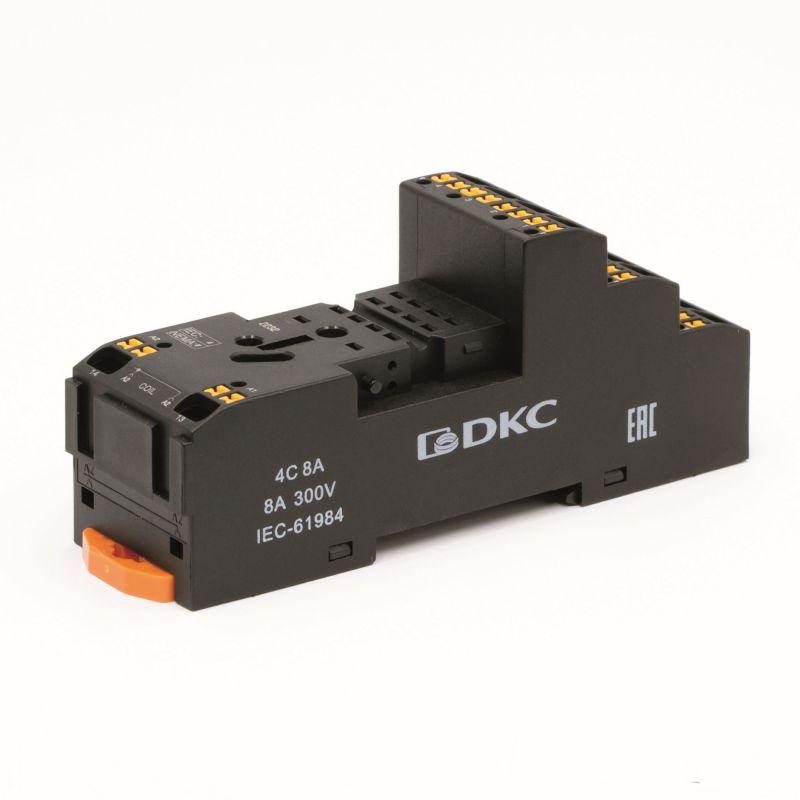 колодка с клеммами push-in для реле на 2 группы контактов ir-w2co dkc ir-b2w-pt от BTSprom.by