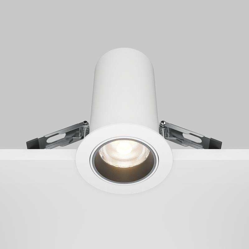  Светильник FOCUS LED 12Вт 3000К 60град. встраив. Maytoni DL125-L12-3K-W фото в каталоге от BTSprom.by