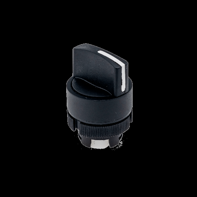 головка переключателя короткая ручка 2 полож. фикс-возвр пласт. mtb2-ed4 черн. овен 43274 от BTSprom.by