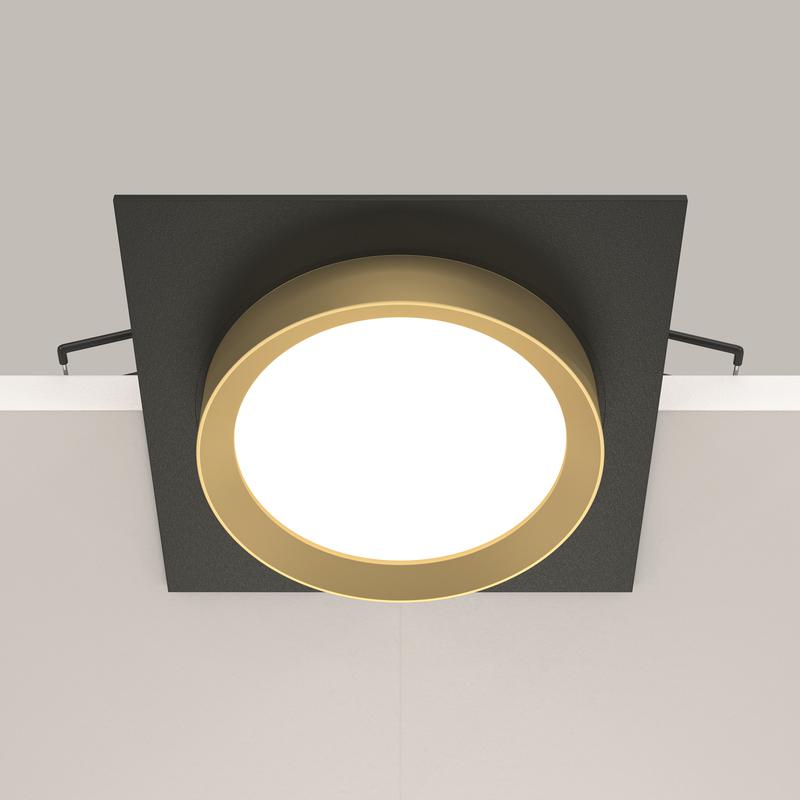  Светильник Hoop 1х12Вт GX53 встраив. Maytoni DL086-GX53-SQ-BG фото в каталоге от BTSprom.by