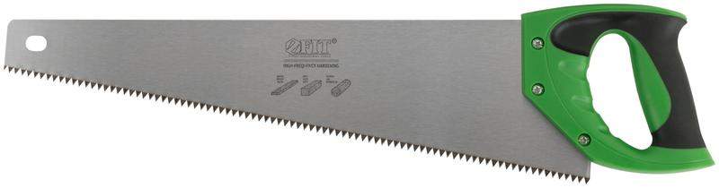 ножовка по дереву крупный каленый зуб 5 tpi 2d заточка пластиковая прорезиненная ручка 450мм fit 40422 от BTSprom.by