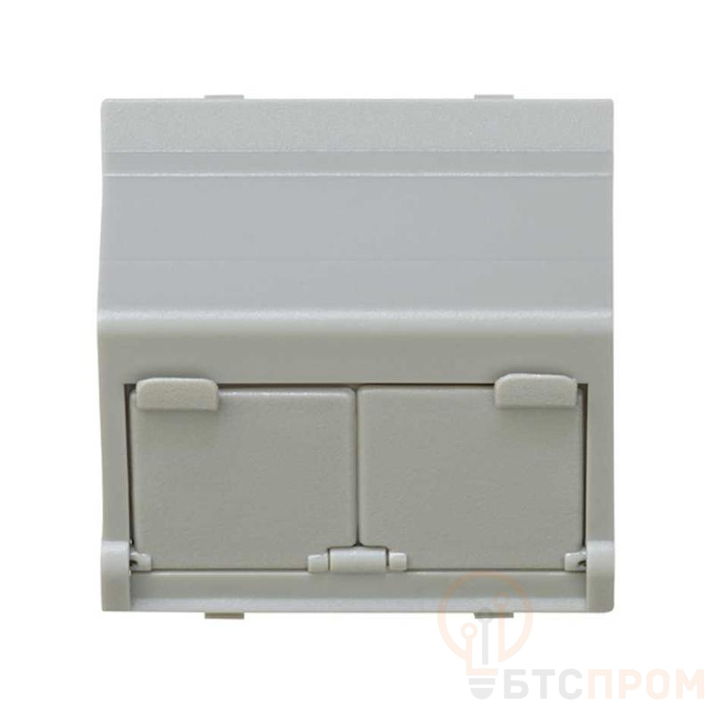 Адаптер на 2 RJ45(12) коннектора наклонный широкий Simon27 сер. 27086-37 фото в каталоге от BTSprom.by  Адаптер на 2 RJ45(12) коннектора наклонный широкий Simon27 сер. 27086-37 фото в каталоге от BTSprom.by