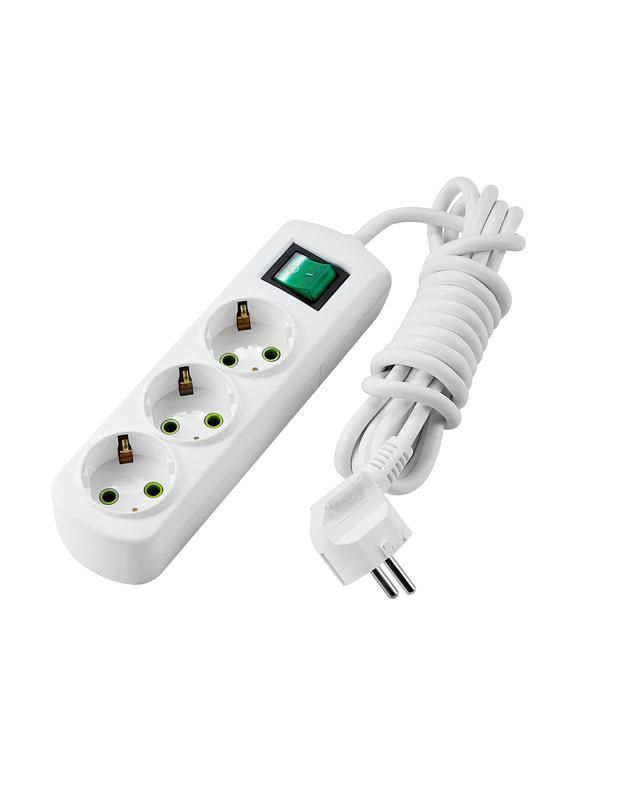 удлинитель 3х3м с заземл. letitia с выкл. lezard 721-0303-302 от BTSprom.by