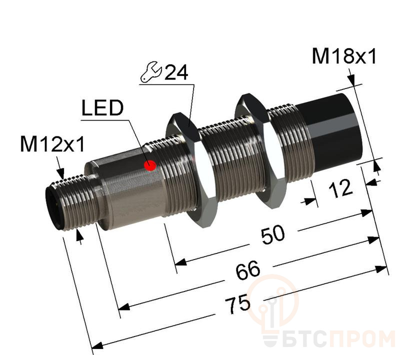 Выключатель бесконтактный PS2-18M75-8N31-C4 (ВБ2.18М.75.8.3.1.С4) МЕГА-К A8010-34123601 фото в каталоге от BTSprom.by  Выключатель бесконтактный PS2-18M75-8N31-C4 (ВБ2.18М.75.8.3.1.С4) МЕГА-К A8010-34123601 фото в каталоге от BTSprom.by