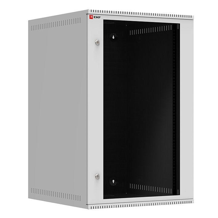 шкаф телекоммуникационный astra a штн 18u 600х350 настенный дверь стекло proxima ekf itb18g350 от BTSprom.by