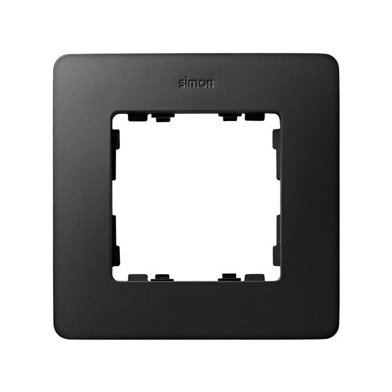 рамка 1-м simon82 detail алюм./графит simon 8200610-238 от BTSprom.by