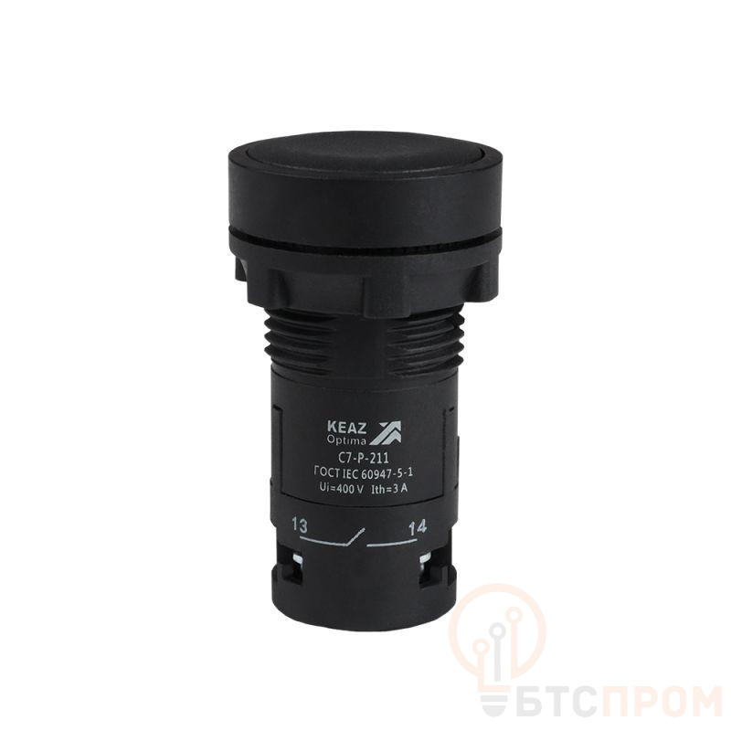 Кнопка OptiSignal Compact D22 С7-P-211 черн. 1НО+1НЗ XB7NA25 КЭАЗ 362043 фото в каталоге от BTSprom.by  Кнопка OptiSignal Compact D22 С7-P-211 черн. 1НО+1НЗ XB7NA25 КЭАЗ 362043 фото в каталоге от BTSprom.by