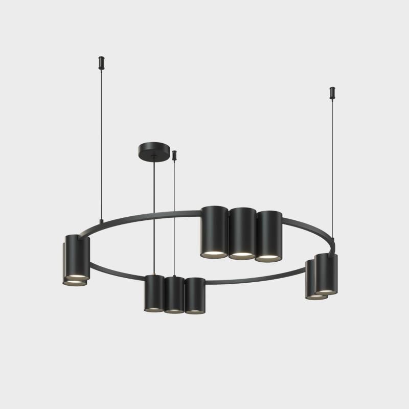 светильник orbit 15вт 10xgu10 ip20 led подвесной алюм. матов. черн. denkirs 764324 от BTSprom.by