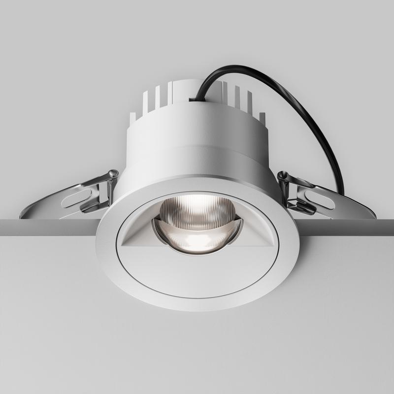  Светильник Parete 12Вт 2700К-3000К-4000К 36град. встраив. Maytoni DL100-12W2.7-3-4K-RD-W фото в каталоге от BTSprom.by