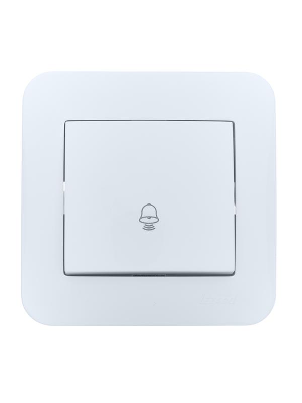 кнопка звонка 1-кл.сп asti 10а ip20 в сборе бел. lezard 7081-0202-103 от BTSprom.by