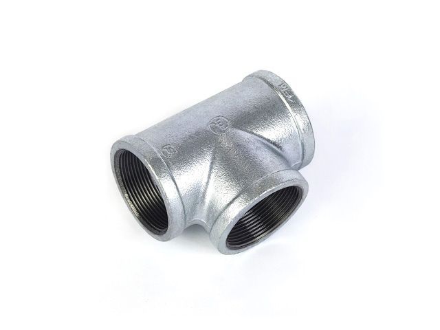 тройник 1 1/4" чугун оцинк., av engineering avec420000114 от BTSprom.by