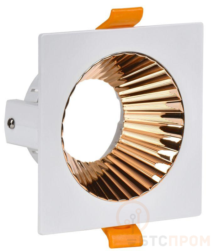 Светильник 4109 встраиваемый поворотный GU10 бел./золото пласт. IEK LT-UVB0-4109-GU10-1-K22 фото в каталоге от BTSprom.by  Светильник 4109 встраиваемый поворотный GU10 бел./золото пласт. IEK LT-UVB0-4109-GU10-1-K22 фото в каталоге от BTSprom.by