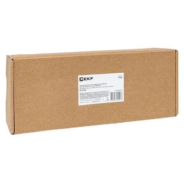  Блок розеточный встраиваемый настольный для крепления к столу 8 модулей C-Line EKF cl-vnbco-8-s фото в каталоге от BTSprom.by