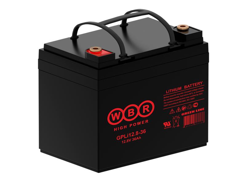  Аккумулятор WBR GPLi12.8-36 WBR фото в каталоге от BTSprom.by
