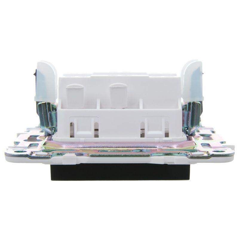  Выключатель перекрестный 1-кл. SKANDY 10А SK-V03Bl черн. IEK SK-V13-0-10-K02 фото в каталоге от BTSprom.by