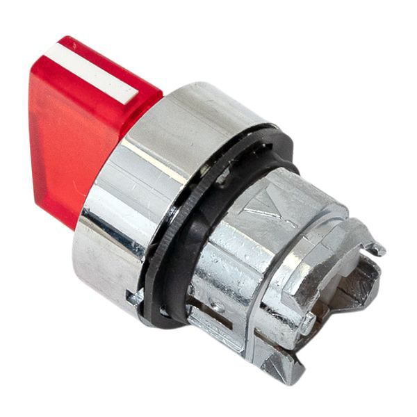  Механизм переключателя исполнительный XB4 IP65 на 3 положения возвратный без фиксации с подсветкой с короткой ручкой красн. EKF XB4BD3L-R-65 фото в каталоге от BTSprom.by