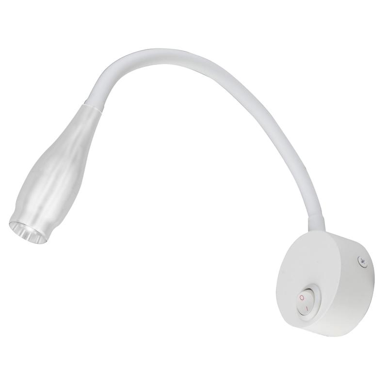 светильник светодиодный ult-f22-3w/4000к ip20 white настенный гибкий для интерьерного освещения 85-265в бел. uniel ul-00004239 от BTSprom.by