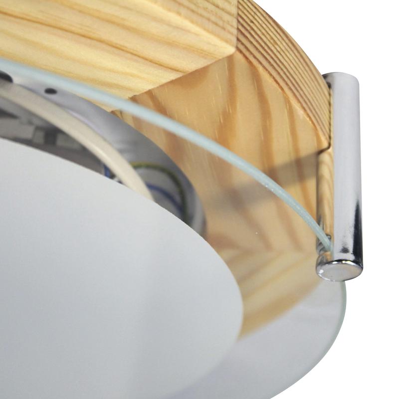  Светильник НПБ 09-2х40-002 "Полесье" 300 М95 бел. /корпус сосна /держатель хром Элетех 1005205890 фото в каталоге от BTSprom.by