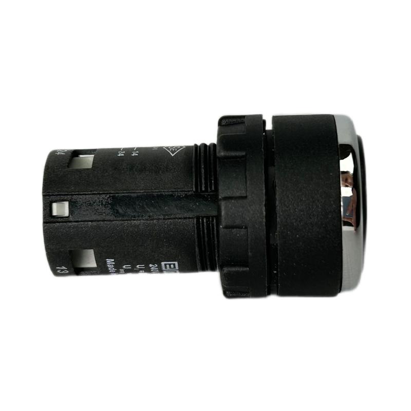 кнопка нажимная моноблочная 22мм ip 40 1но+1но черн. emas mb101dh от BTSprom.by