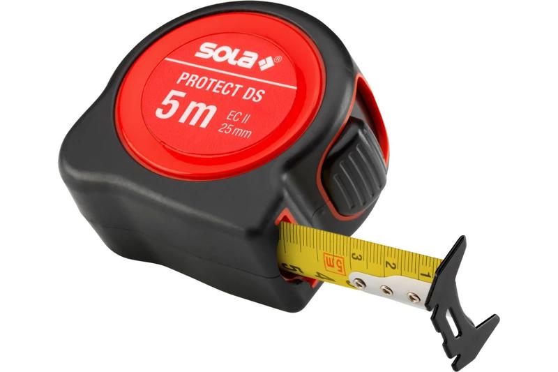 рулетка (25мм) protect pe ds 525 5м sola 50550701 от BTSprom.by
