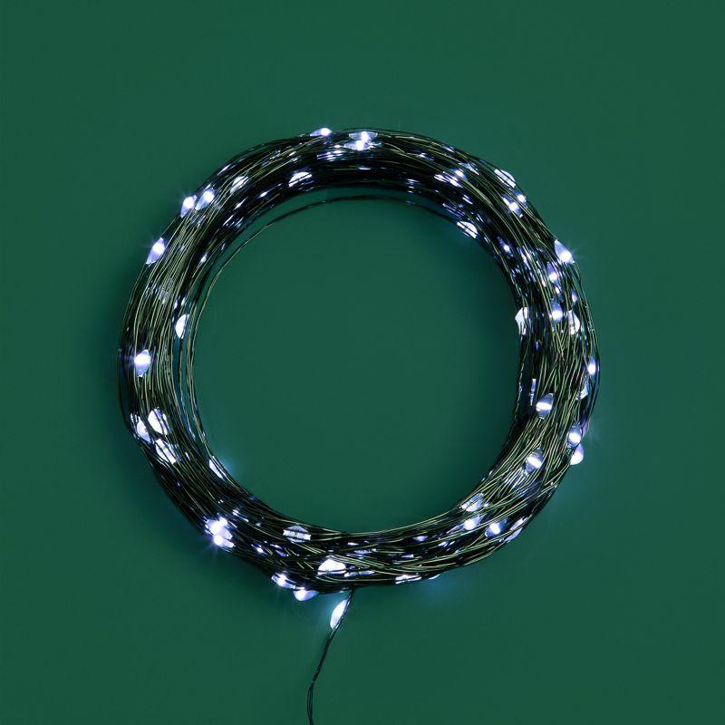  Гирлянда светодиодная "Роса" 30м 300LED бел. IP20 230В с контроллером провод зел. Neon-Night 303-275 фото в каталоге от BTSprom.by