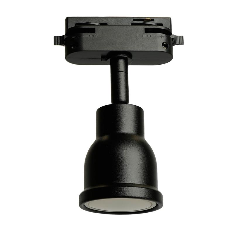 светильник трековый под лампу gu10 в стальном корпусе черн. al199 feron 51667 от BTSprom.by