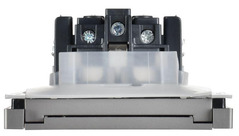  Розетка СП FORTE&PIANO 16А IP44 FP521 с заземл. защ. шторки с крышкой винт. крепл. сталь IEK FP-R16-16-44-K46 фото в каталоге от BTSprom.by