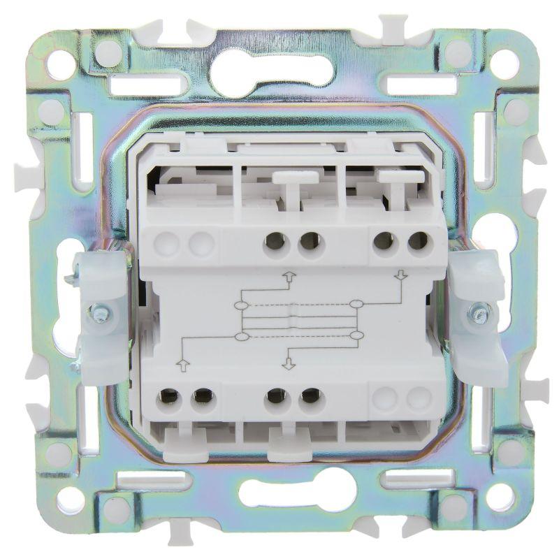  Выключатель перекрестный 1-кл. SKANDY 10А SK-V03Bl черн. IEK SK-V13-0-10-K02 фото в каталоге от BTSprom.by