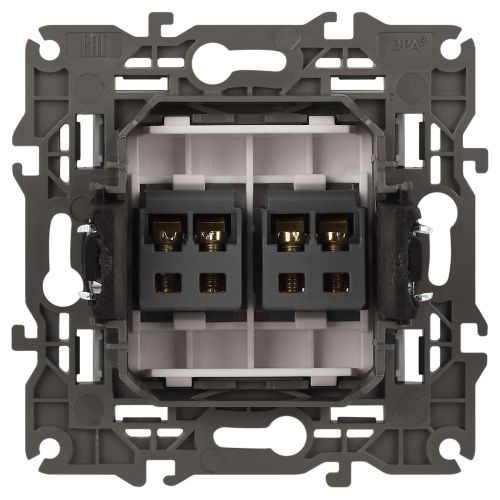  Розетка аудио 2мод. 14-3112-01 Elegance бел. ЭРА Б0034326 фото в каталоге от BTSprom.by