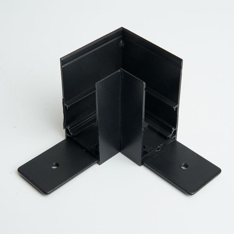 соединитель угловой для низковольтного накладного шинопровода черн. ld2001 feron 41977 от BTSprom.by