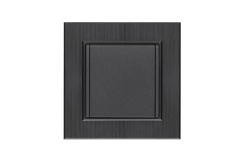 розетка 1-м с крышкой karea line star с заземл. дым. металлик makel 86050029 от BTSprom.by