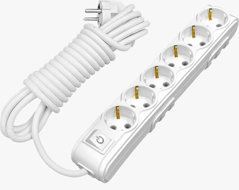 удлинитель 6х2м с защитой от детей motto с/з и выкл. arvia 35 01 1006 502 от BTSprom.by