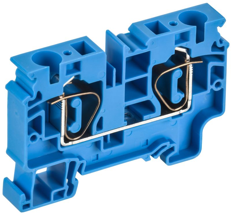 клемма пружинная проходная cx10 bu 10кв.мм син. armafix iek af-ct40-00-k07-010 от BTSprom.by