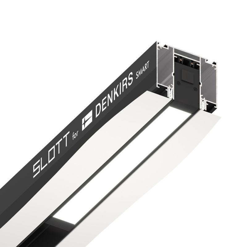  Профиль-трек SLOTT for DENKIRS SMART для натяжных потолков 2м алюм. черн. DENKIRS 714311 фото в каталоге от BTSprom.by