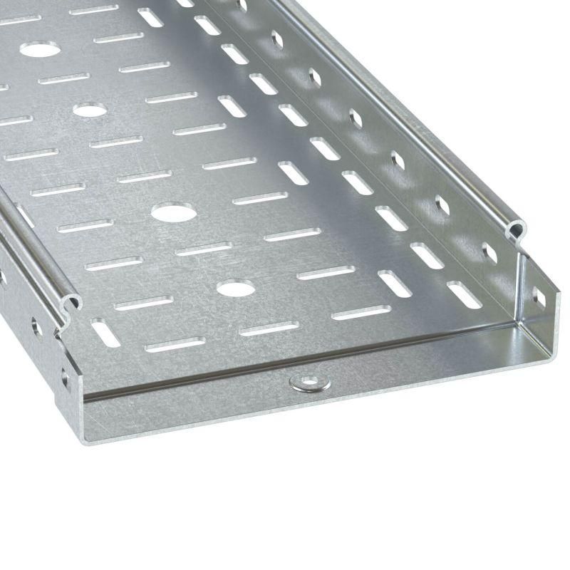Лоток листовой перфорированный 150х50 L3000 сталь 1.2мм цинк-ламель DKC 3526312ZL от BTSprom.by