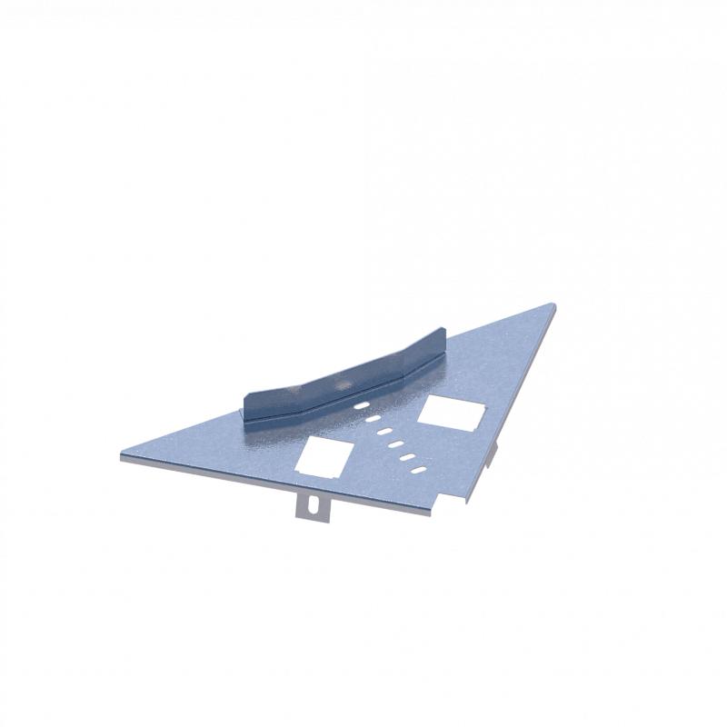 Лоток угловой сталь 1.5мм НЛ-У45 цУТ1.5 СОЭМИ Н0111120440 от BTSprom.by