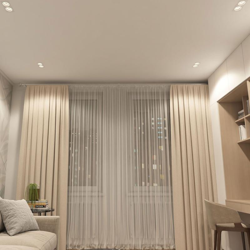  Светильник 15Вт GU10 IP20 LED встраив. алюм. бел. DENKIRS 680427 фото в каталоге от BTSprom.by