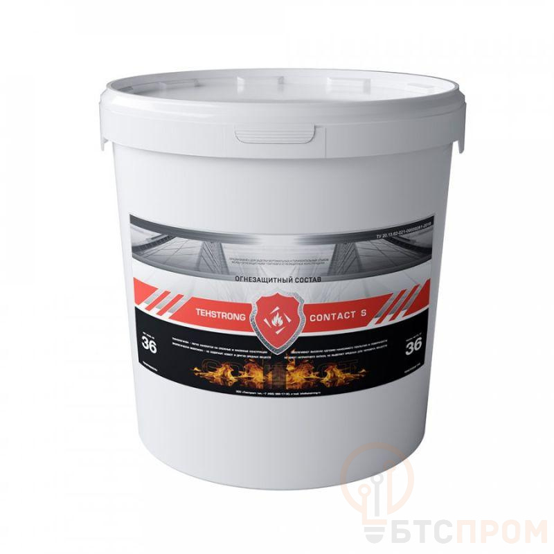 Состав огнезащитный 18кг TEHSTRONG CONTACT S Промрукав PR08.24586 фото в каталоге от BTSprom.by  Состав огнезащитный 18кг TEHSTRONG CONTACT S Промрукав PR08.24586 фото в каталоге от BTSprom.by
