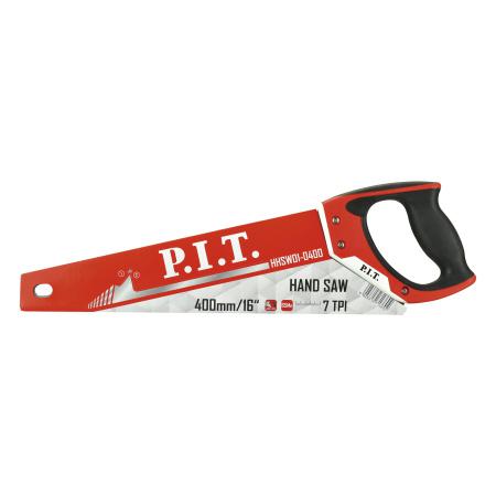 ножовка по дереву hhsw01-0400 (400мм 7 tpi сталь 65mn двухгранная заточка) p.i.t. hhsw01-0400 от BTSprom.by