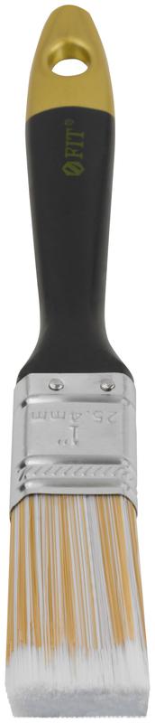  Кисть флейцевая "Лайн" искусственная щетина пластиковая ручка 1дюйм (25мм) FIT 01173 фото в каталоге от BTSprom.by