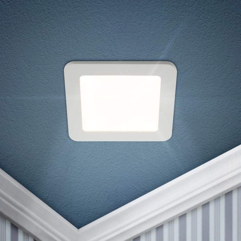 светильник светодиодный led 2-16-6k 16вт 6500к встраив. квадратный эра б0058405 от BTSprom.by