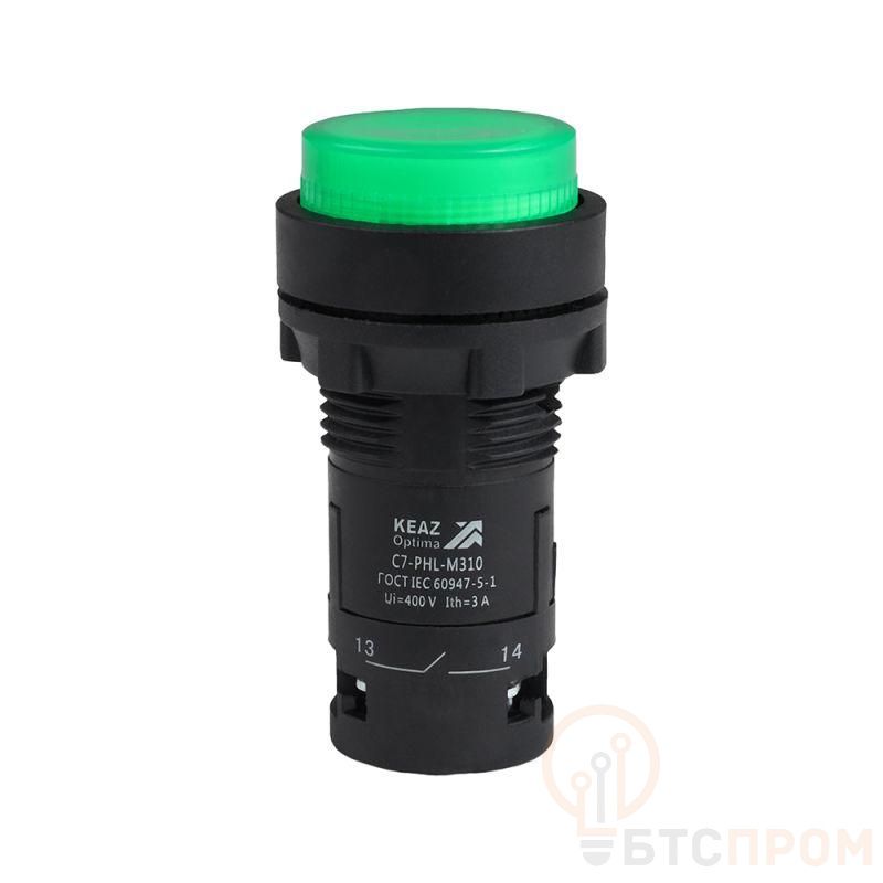 Кнопка с фиксацией с подсветкой OptiSignal Compact D22 С7-PHL-M301 зел. 1НЗ 230В AC XB7NJ03M2 КЭАЗ 362115 фото в каталоге от BTSprom.by  Кнопка с фиксацией с подсветкой OptiSignal Compact D22 С7-PHL-M301 зел. 1НЗ 230В AC XB7NJ03M2 КЭАЗ 362115 фото в каталоге от BTSprom.by