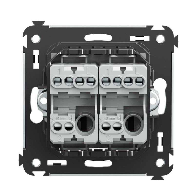  Переключатель 2-кл. СП Avanti "Черный матовый" DKC 4412114 фото в каталоге от BTSprom.by