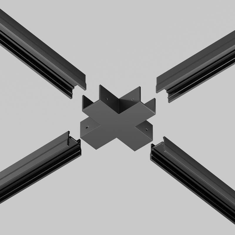  Коннектор X-образный для профиля Elasity IP Maytoni O-TR001-CC фото в каталоге от BTSprom.by