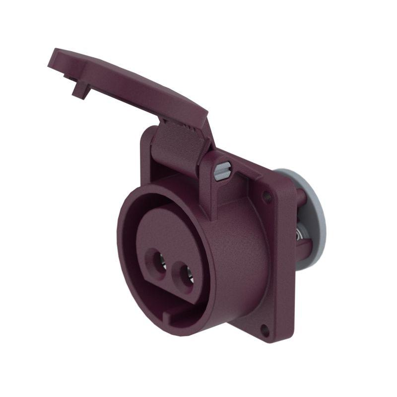 розетка панельная pss ip44 32а 2p 25в dkc pss024-032-02 от BTSprom.by