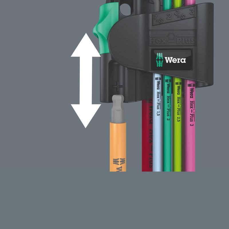  Набор Г-образных ключей 967/9 SPXL TORX BO Multicolour BlackLaser 1 9 предметов (TX 8/9/10/15/20/25/27/30/40) Wera WE-024335 фото в каталоге от BTSprom.by