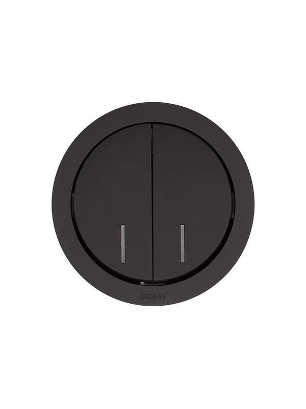  Выключатель 2-кл. СП OSEN 10А IP20 с подсветкой механизм черн. бархат LEZARD 743-4288-112 фото в каталоге от BTSprom.by