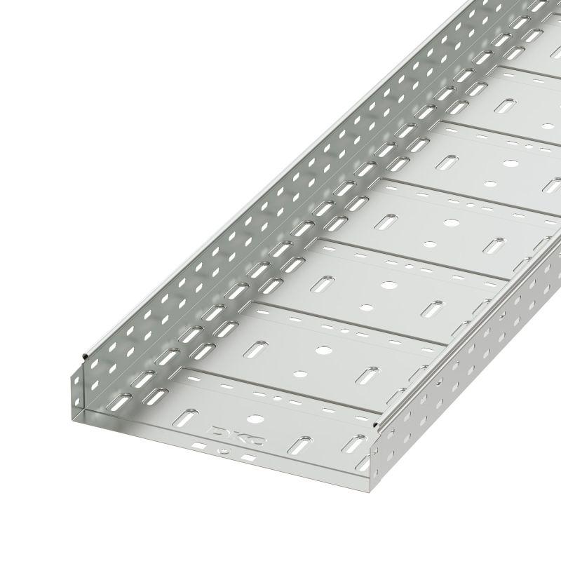 Лоток листовой перфорированный 400х100 L2000 сталь 1мм гор. оцинк. DKC 35335HDZ от BTSprom.by
