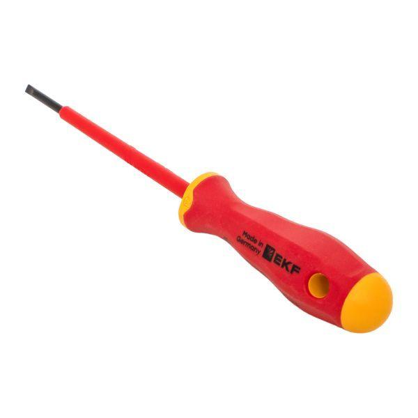  Отвертка Professional SL2.5х0.4мм VDE 1000В EKF sl-2.5-0.4-pro-in фото в каталоге от BTSprom.by