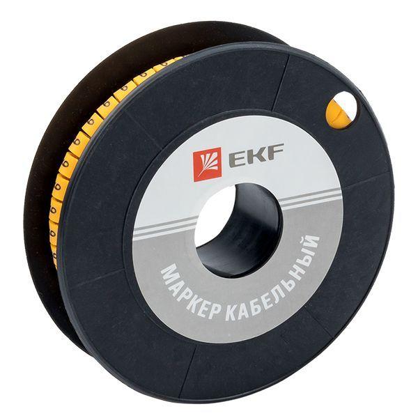 маркер каб. 6.0кв.мм "9" (ес-3) (уп.350шт) ekf plc-km-6-9 от BTSprom.by